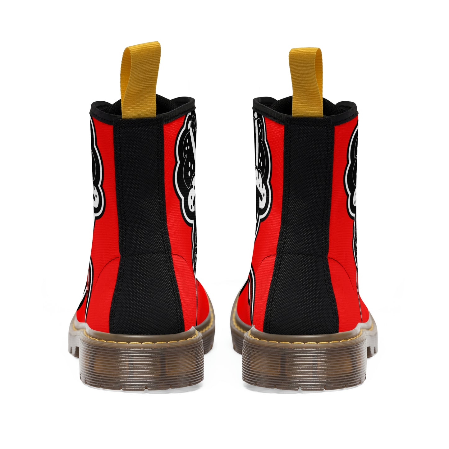 "Drippy Red" Women's Martin Boots