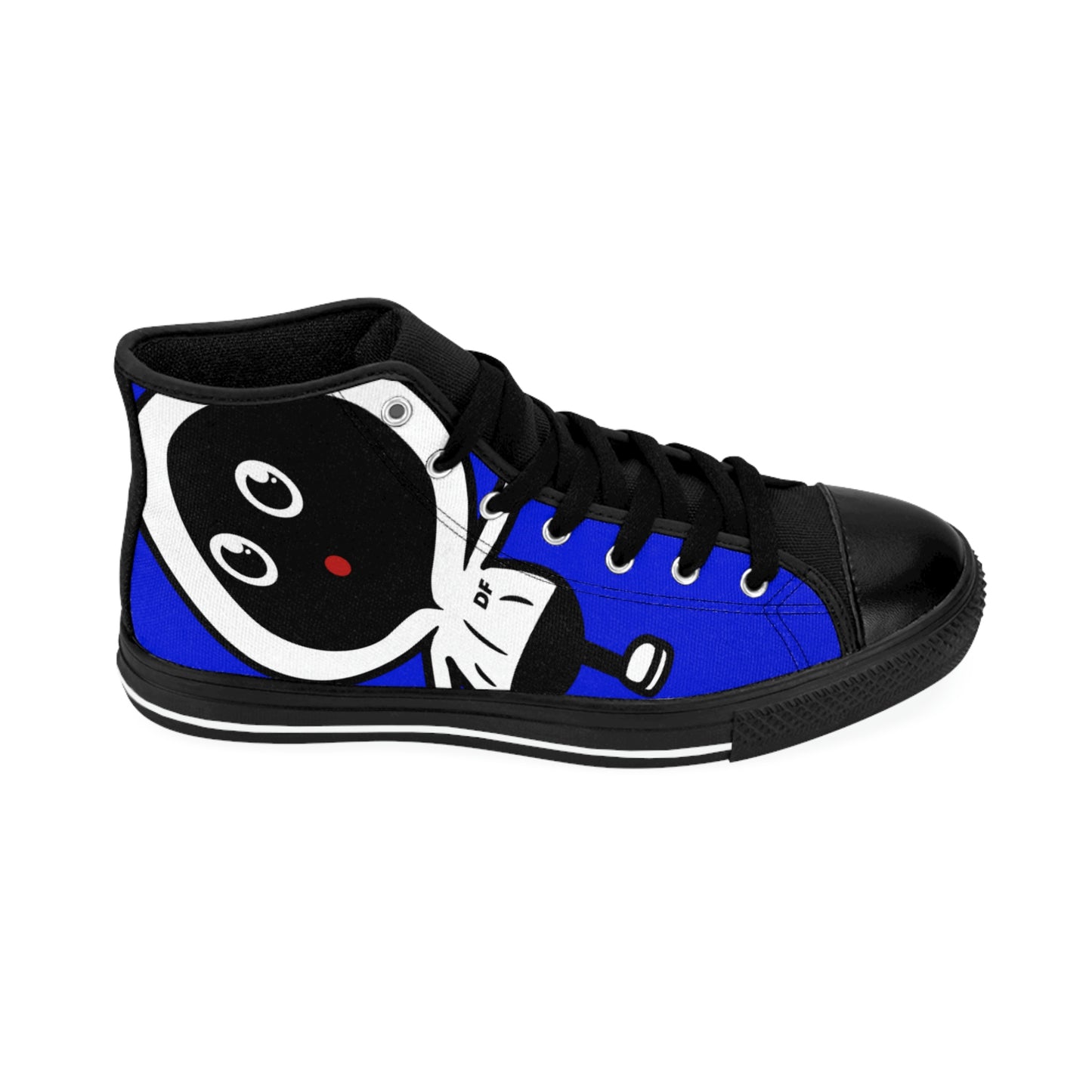 “Dope Fiction” Limited Edition Blue (1 of 180) Men's High-top Sneakers