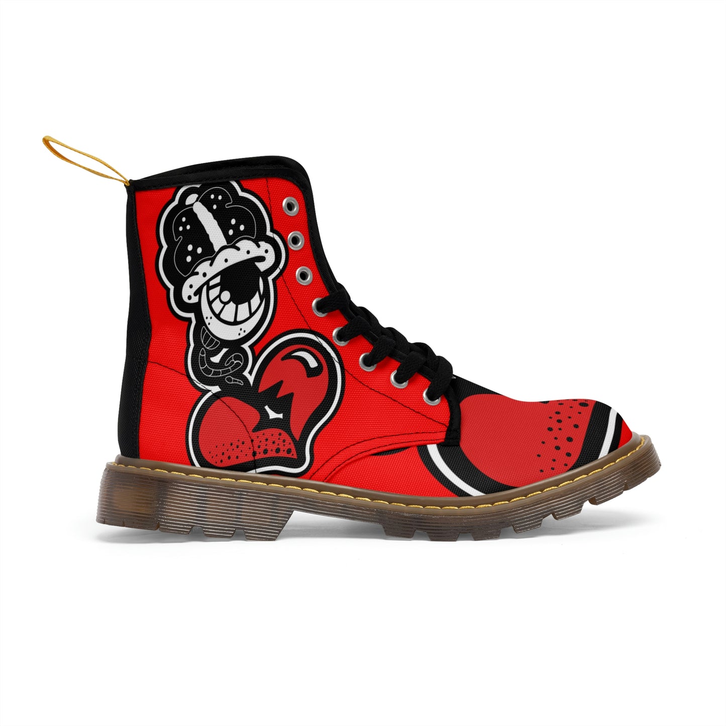 "Drippy Red" Women's Martin Boots