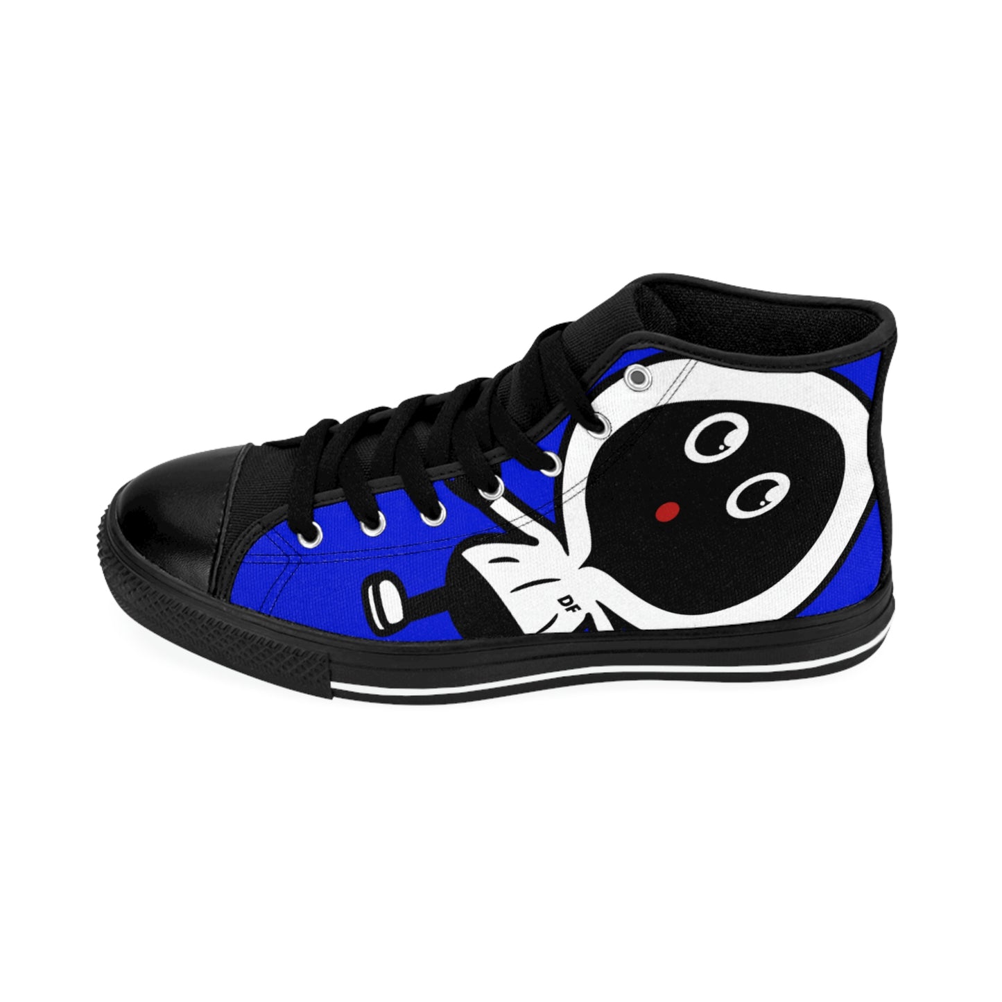 “Dope Fiction” Limited Edition Blue (1 of 180) Men's High-top Sneakers