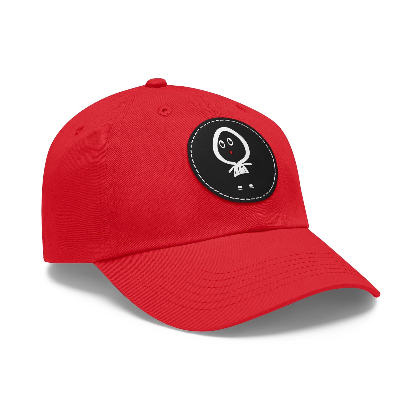 OG Dope Fiction Dad Hat with Leather Patch (Round)