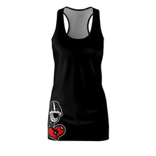 Load image into Gallery viewer, “BLK DRIZZLE” Women&#39;s Cut &amp; Sew Racerback Dress