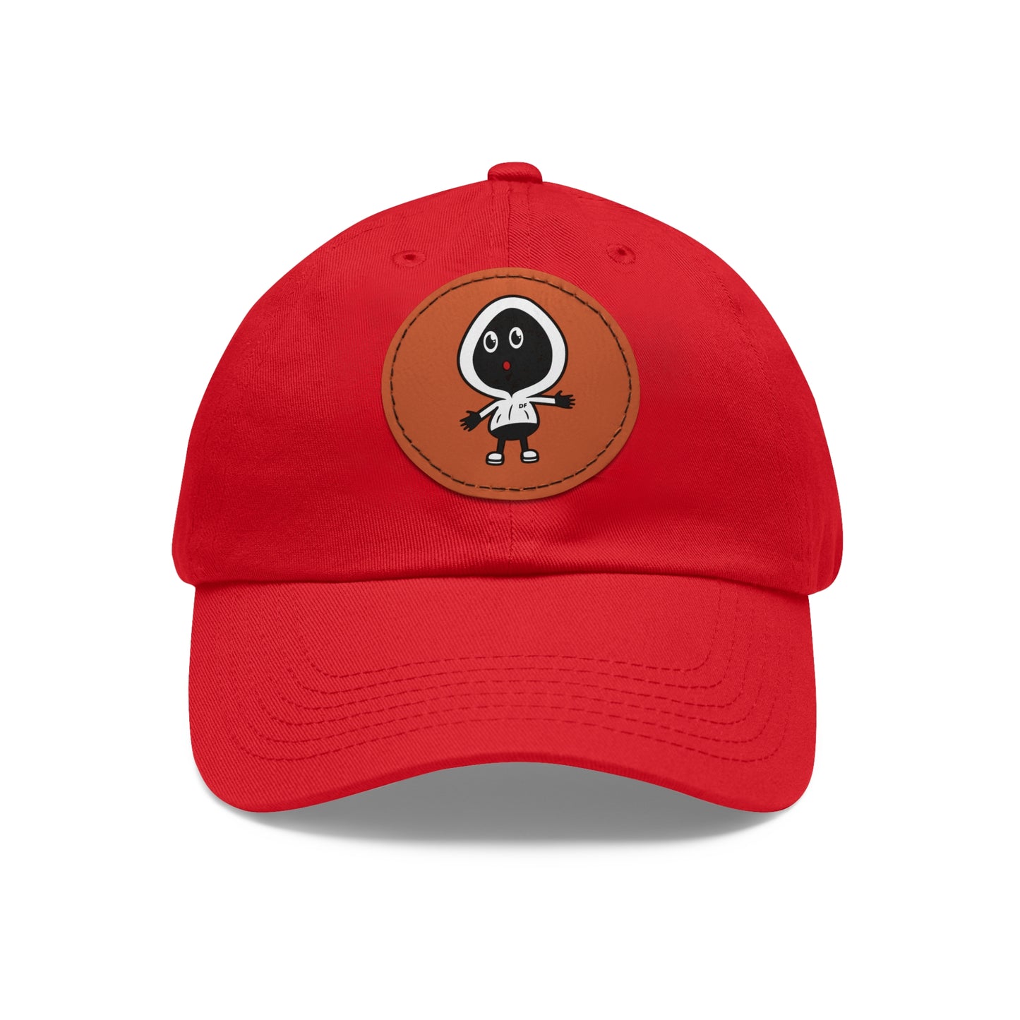 OG Dope Fiction Dad Hat with Leather Patch (Round)