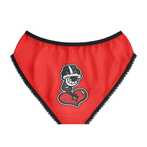 “LIL DRIPPY RED” Women's Briefs (small logo on front)