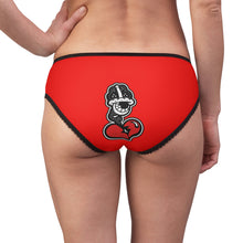 Load image into Gallery viewer, “LIL DRIPPY RED” Women&#39;s Briefs (small logo on front)
