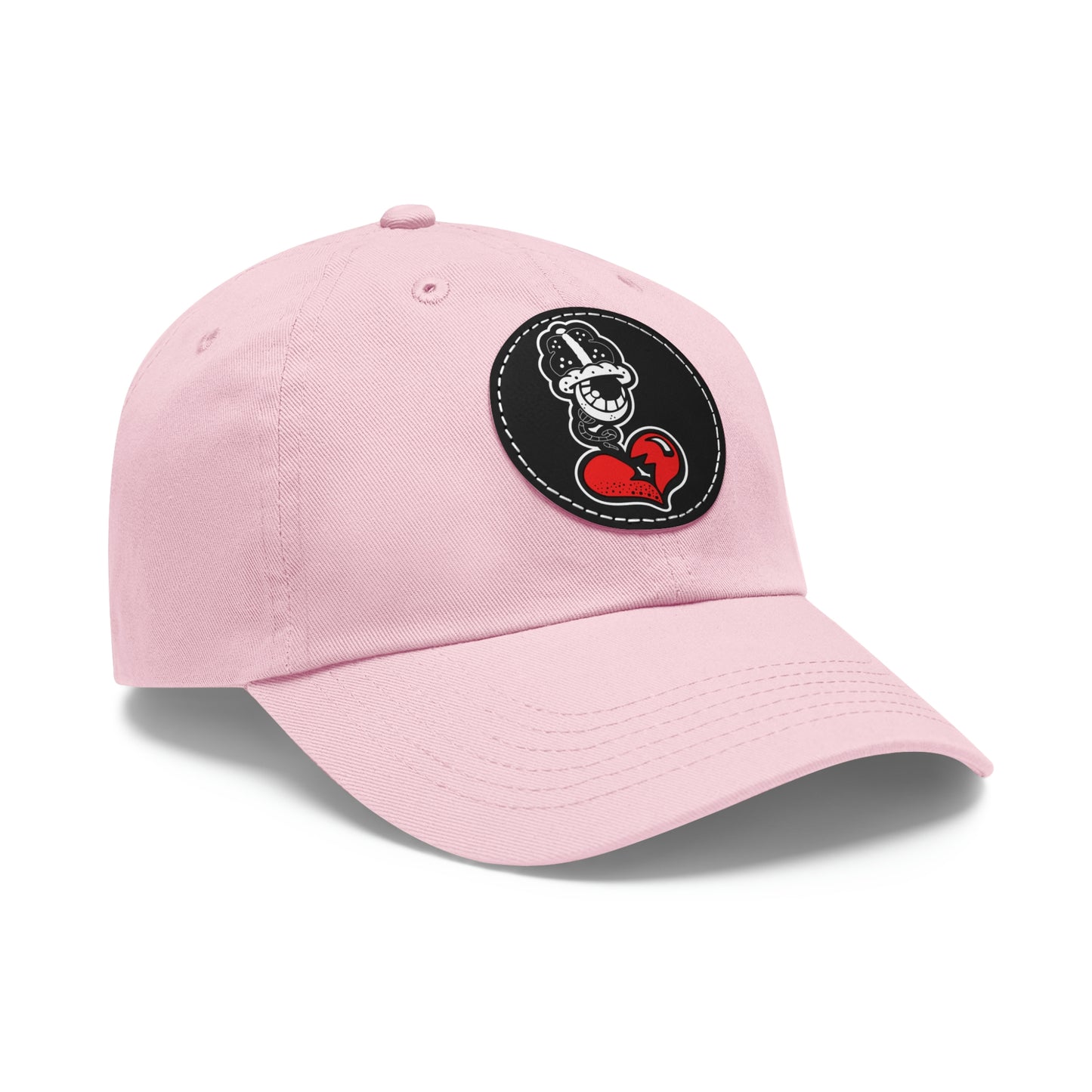 OG Dad Hat with Leather Patch (Round)