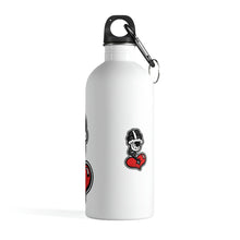 Load image into Gallery viewer, “Drippy White”  Stainless Steel Water Bottle