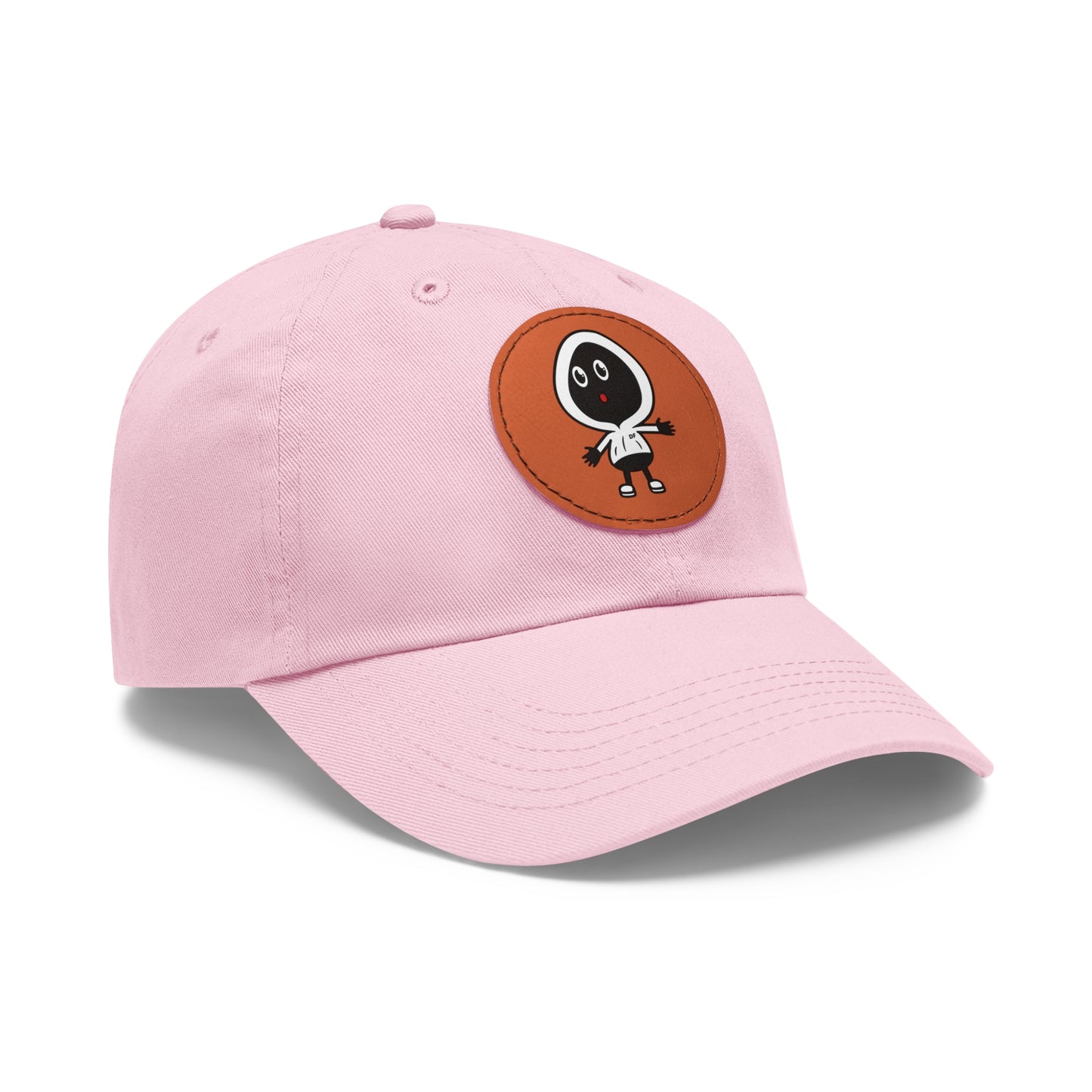 OG Dope Fiction Dad Hat with Leather Patch (Round)