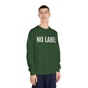 "NO LABEL BRAND” Unisex DryBlend® Crewneck Sweatshirt