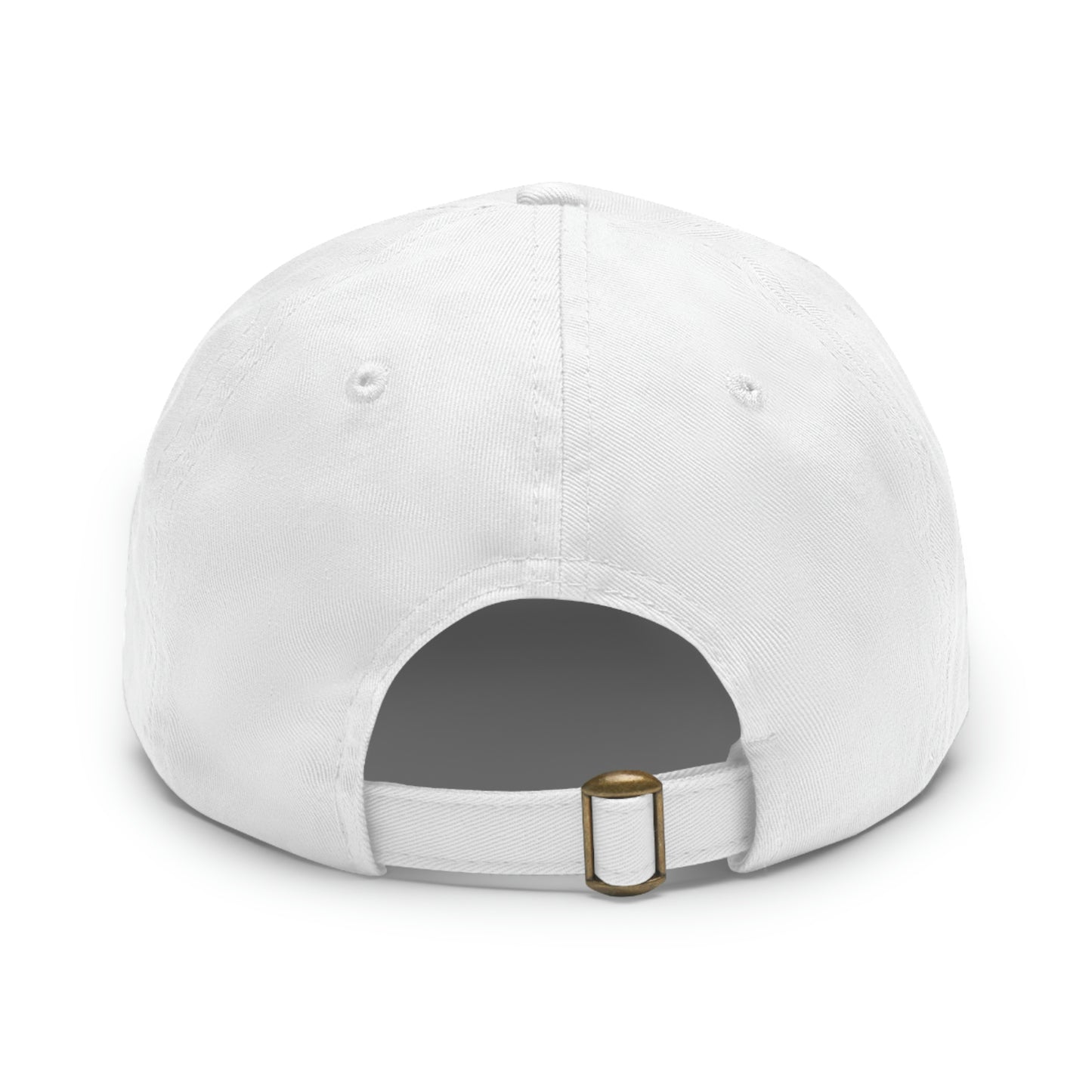 OG Dad Hat with Leather Patch (Round)