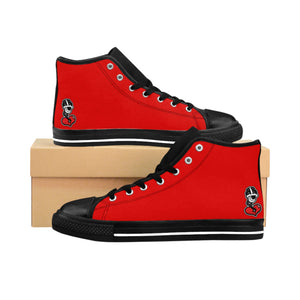 “DRIPPY RED'S" Men’s High-top Sneakers