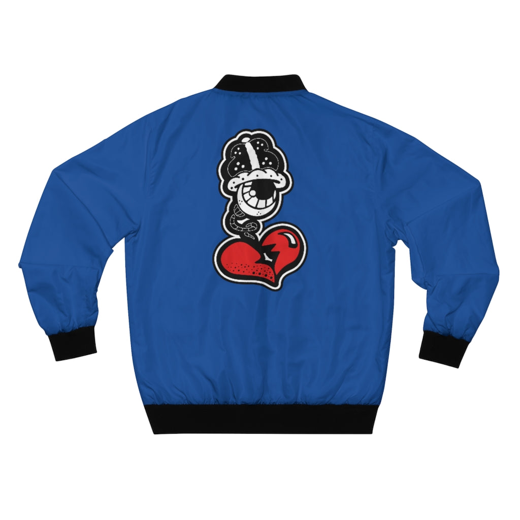 “DRIPPY BLUE” Men's AOP Bomber Jacket – DRIPPY FISH COLLECTION