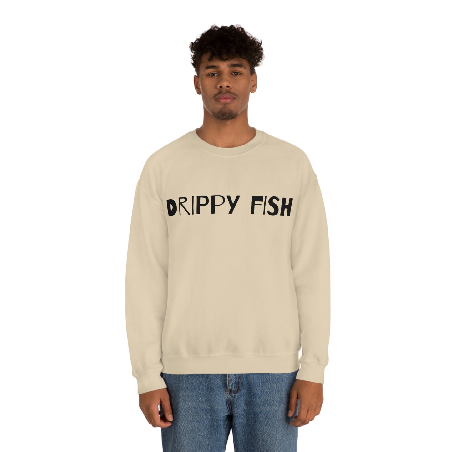 Drippy Fish™(blk lbl) Crewneck Sweatshirt