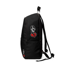 Load image into Gallery viewer, “DRIPPY BLK 3” Unisex Fabric Backpack