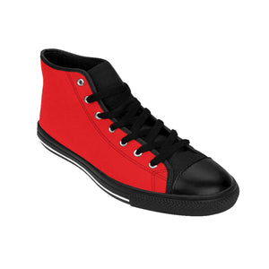 “Inner Steller Red” Men's High-top Sneakers