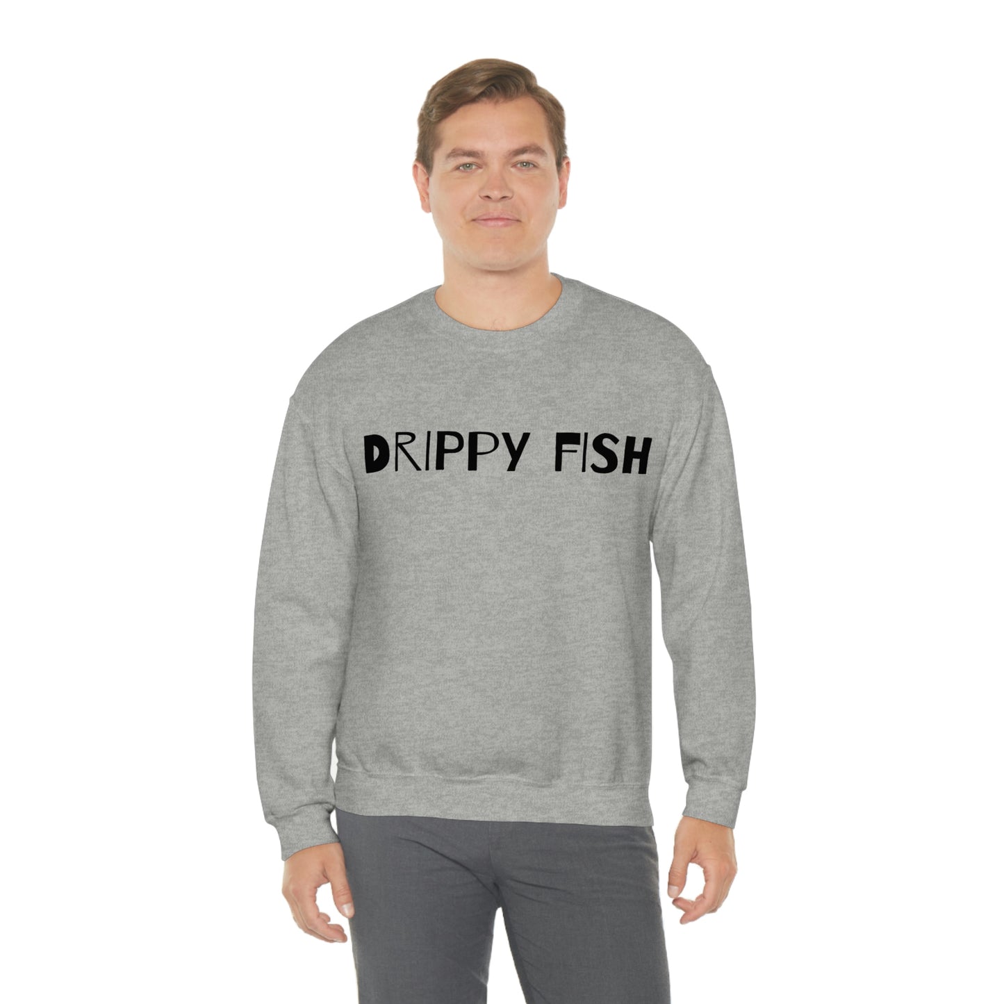 Drippy Fish™(blk lbl) Crewneck Sweatshirt