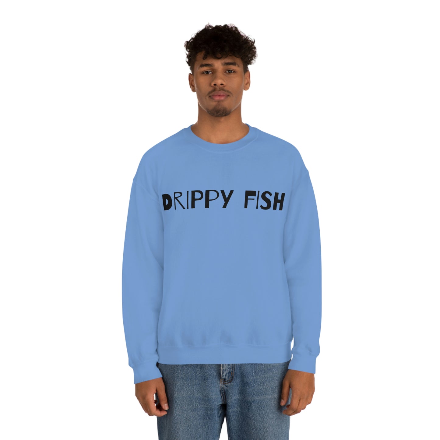 Drippy Fish™(blk lbl) Crewneck Sweatshirt