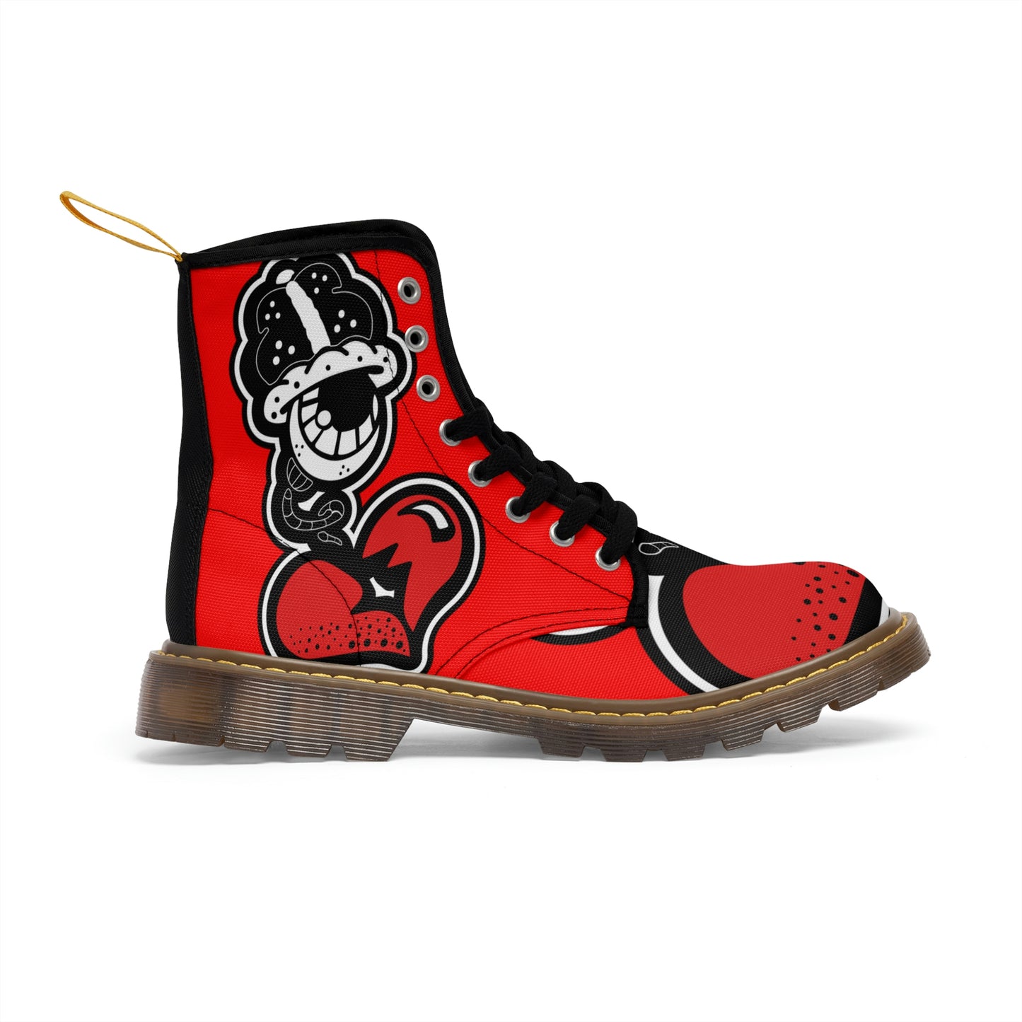 "Drippy Red" Women's Martin Boots