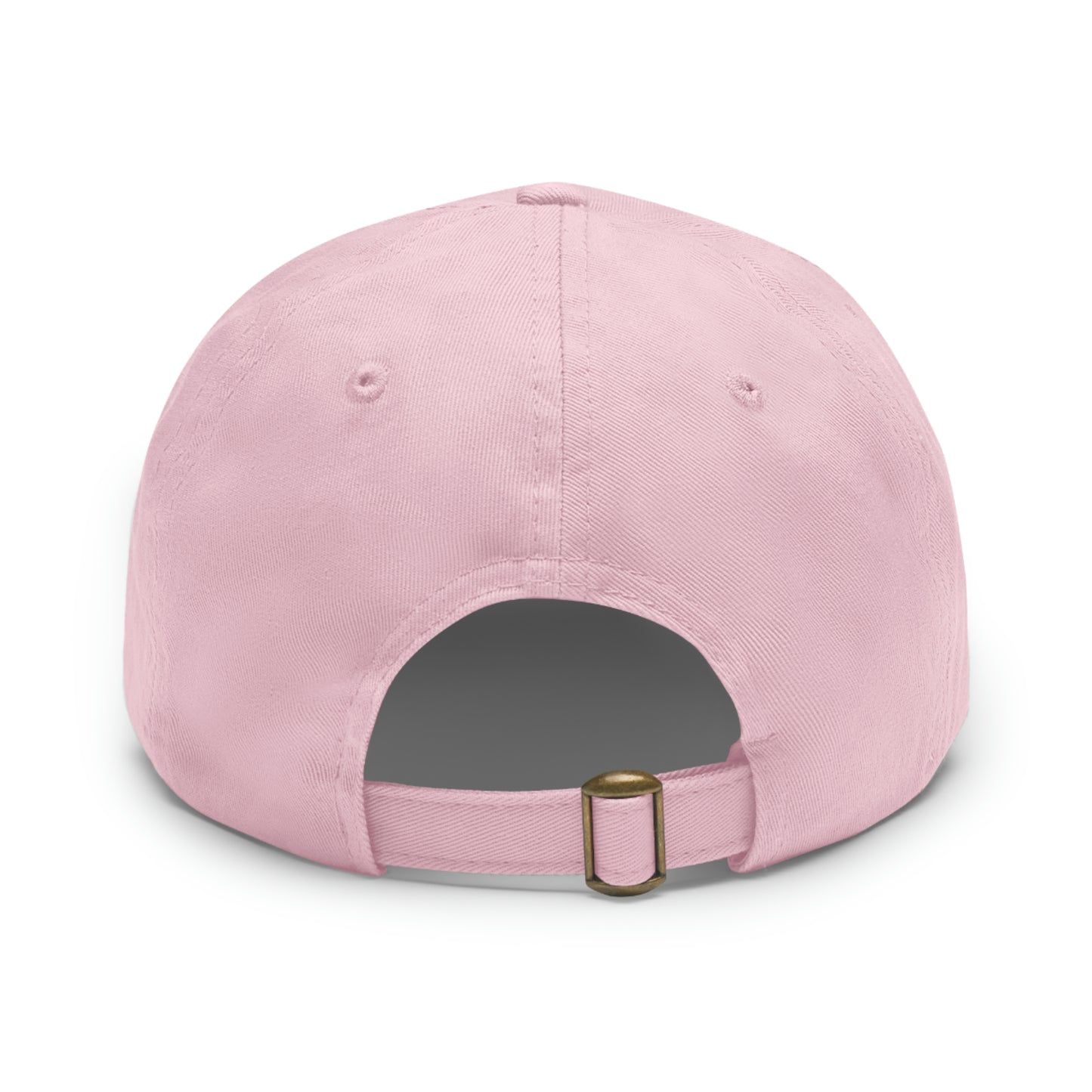 OG Dad Hat with Leather Patch (Round)