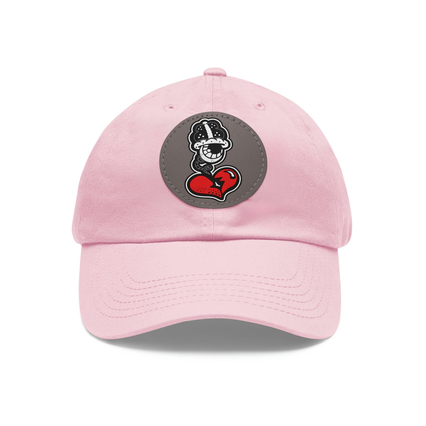 OG Dad Hat with Leather Patch (Round)