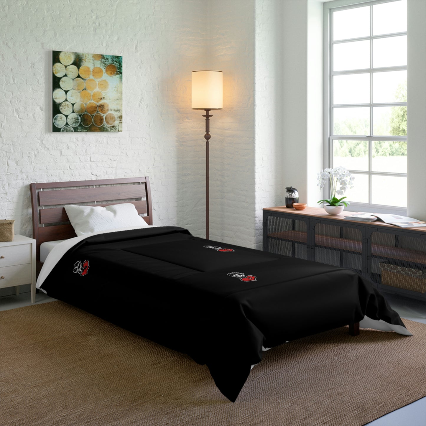 “Drippy Blk” Comforter