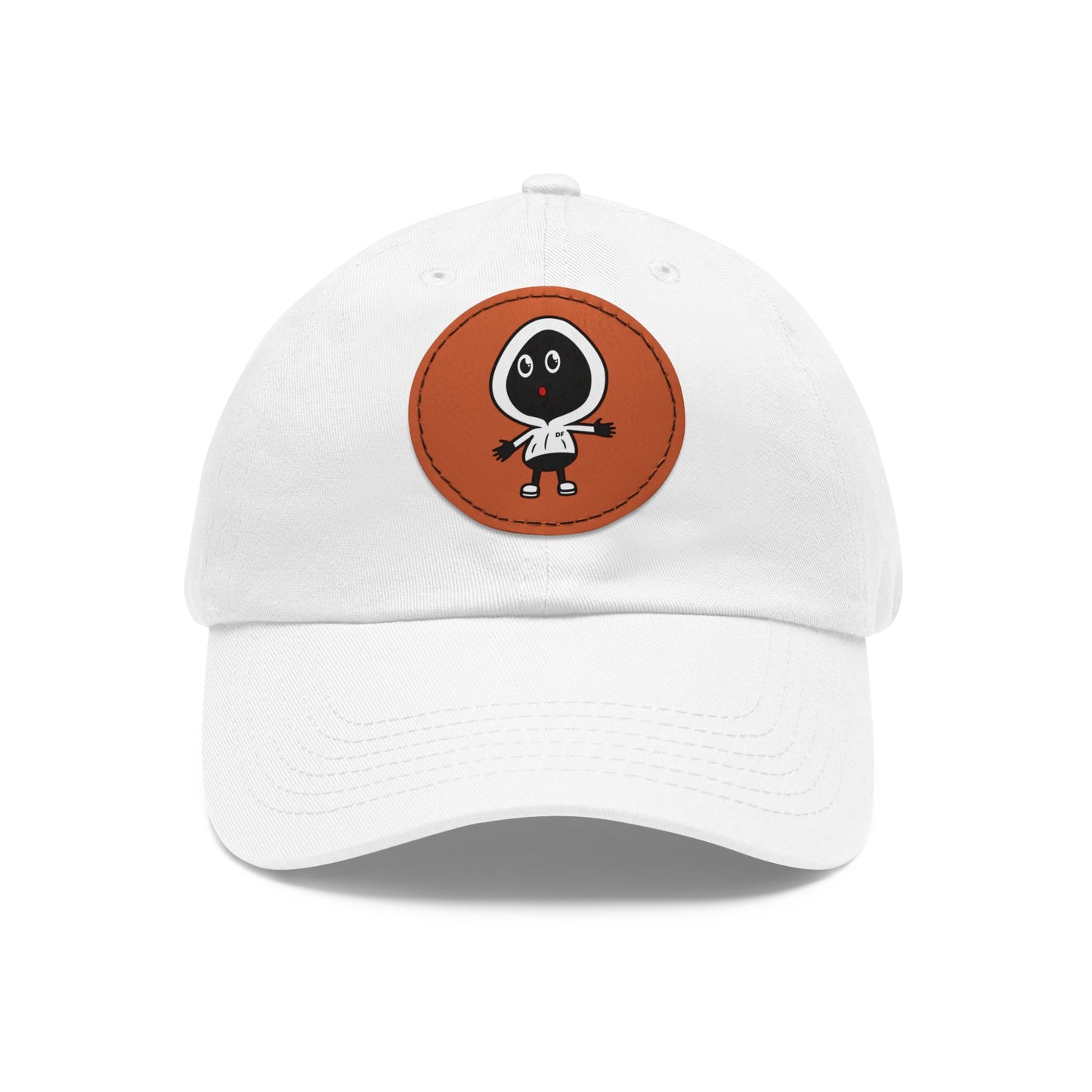 OG Dope Fiction Dad Hat with Leather Patch (Round)