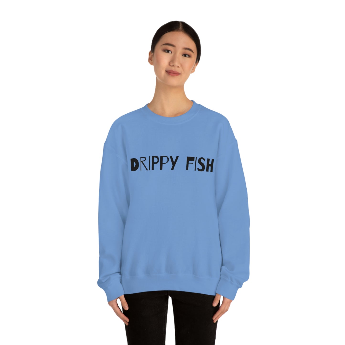 Drippy Fish™(blk lbl) Crewneck Sweatshirt