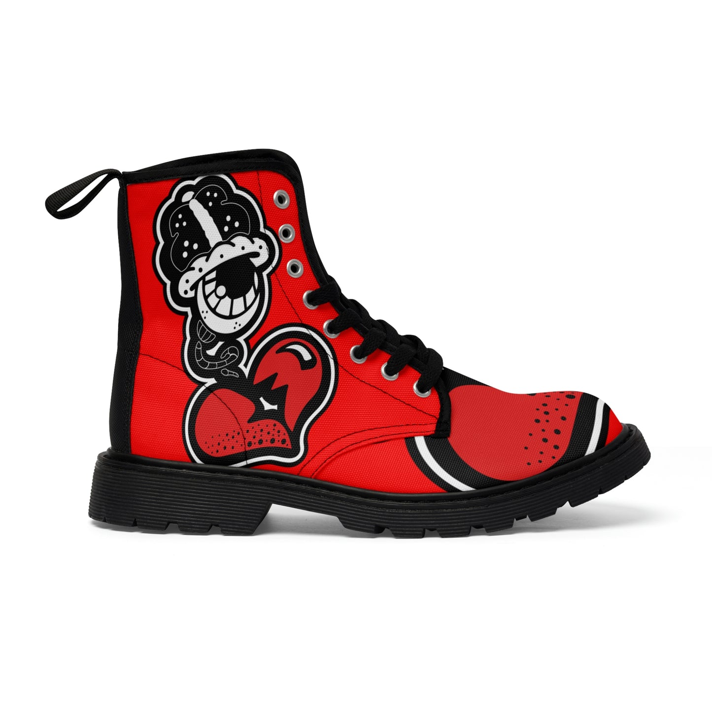 "Drippy Red" Women's Martin Boots