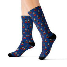 Load image into Gallery viewer, DF Collection 1.7 Blue Socks