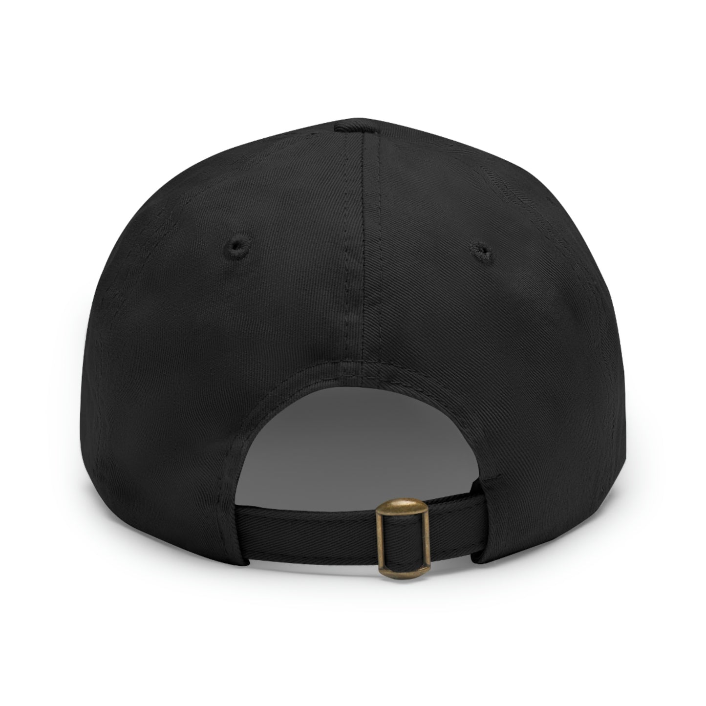 OG Dad Hat with Leather Patch (Round)