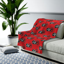 Load image into Gallery viewer, Red Velveteen Plush Blanket