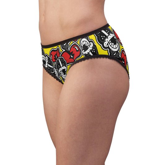 "Lady Drip" Yellow Women's Briefs