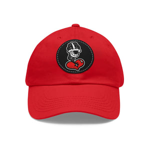 OG Dad Hat with Leather Patch (Round)