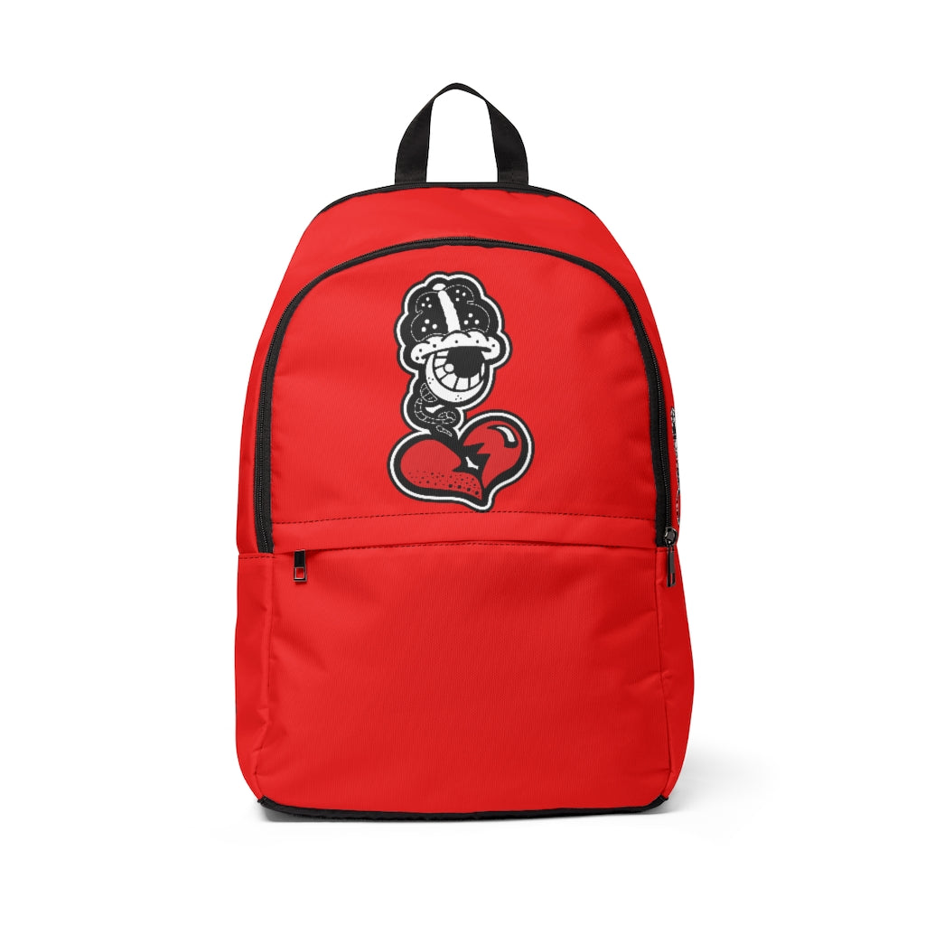 DRIPPYFISH™ RED Fabric Backpack