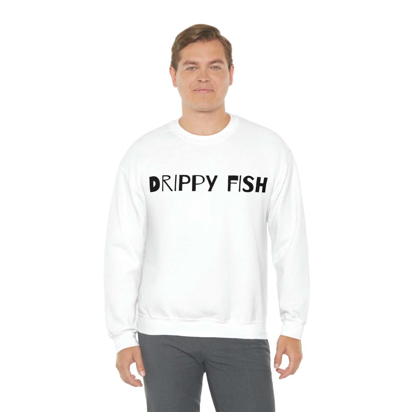 Drippy Fish™(blk lbl) Crewneck Sweatshirt