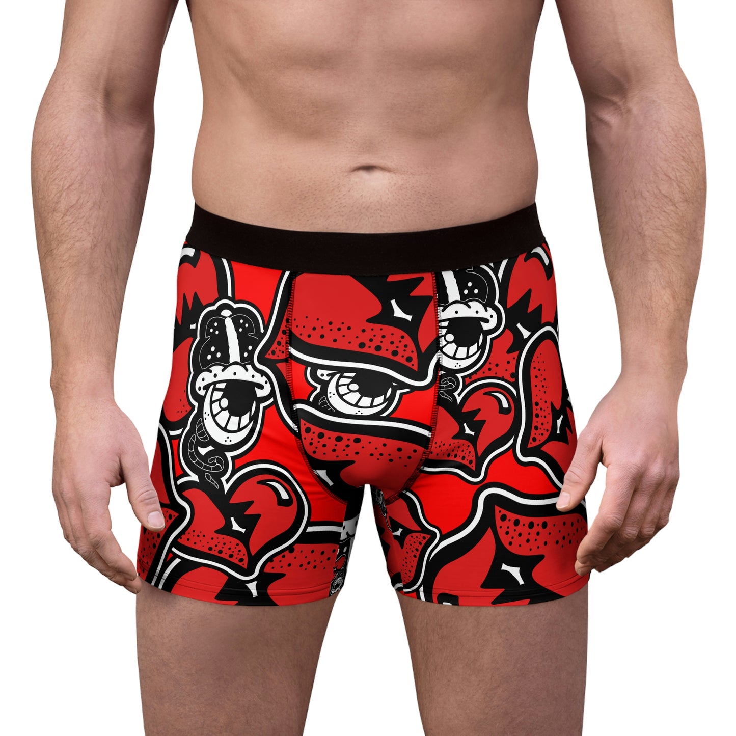 "Too Much Sauce” Red Men's Boxer Briefs