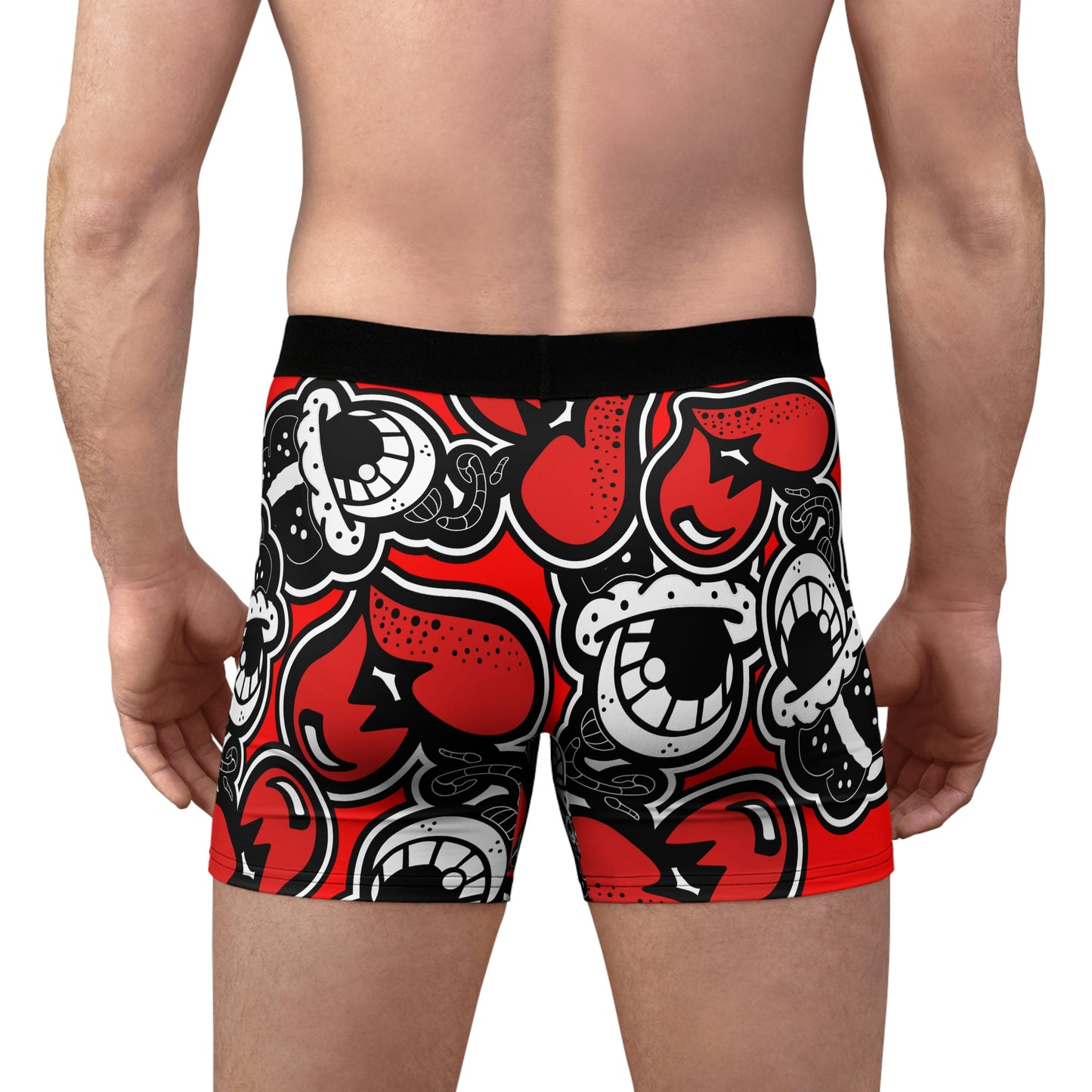 "Too Much Sauce” Red Men's Boxer Briefs