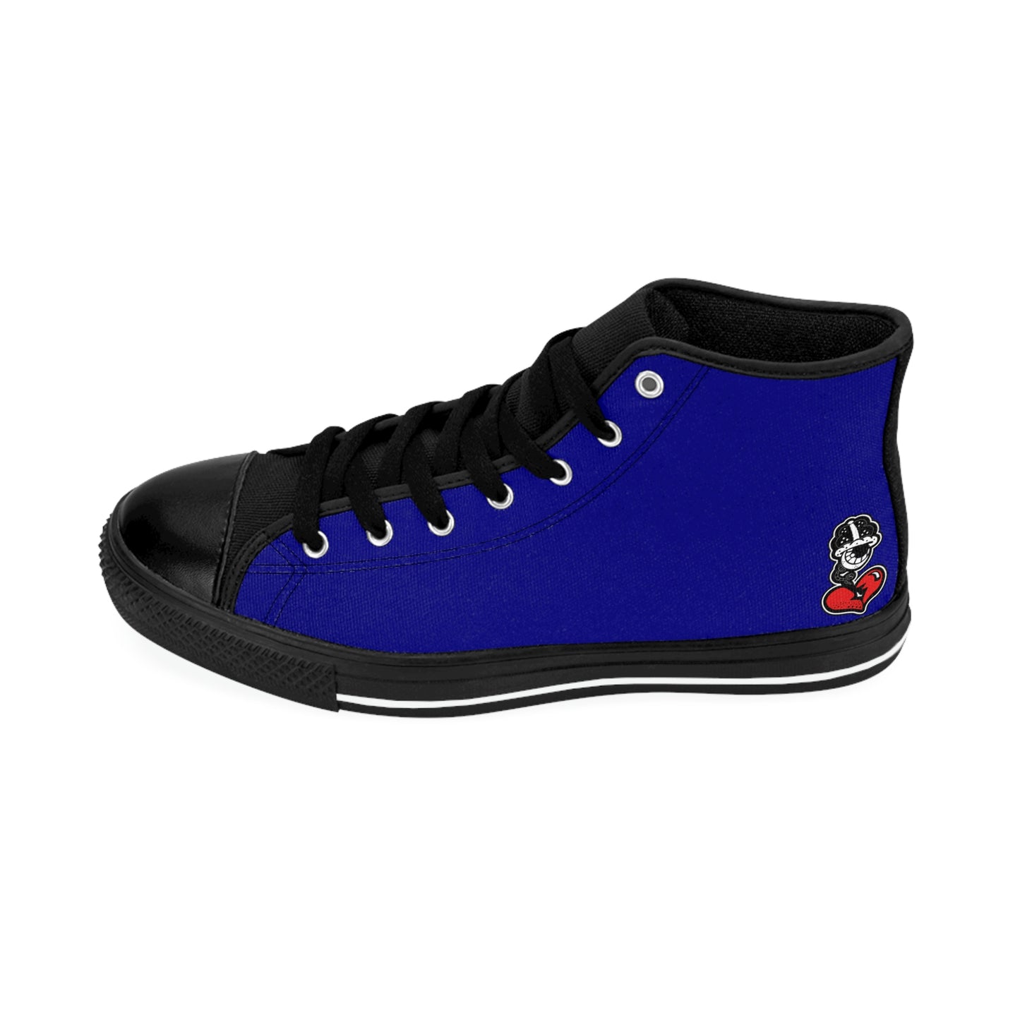 “Deep Blue C's" Men’s High-top Sneakers