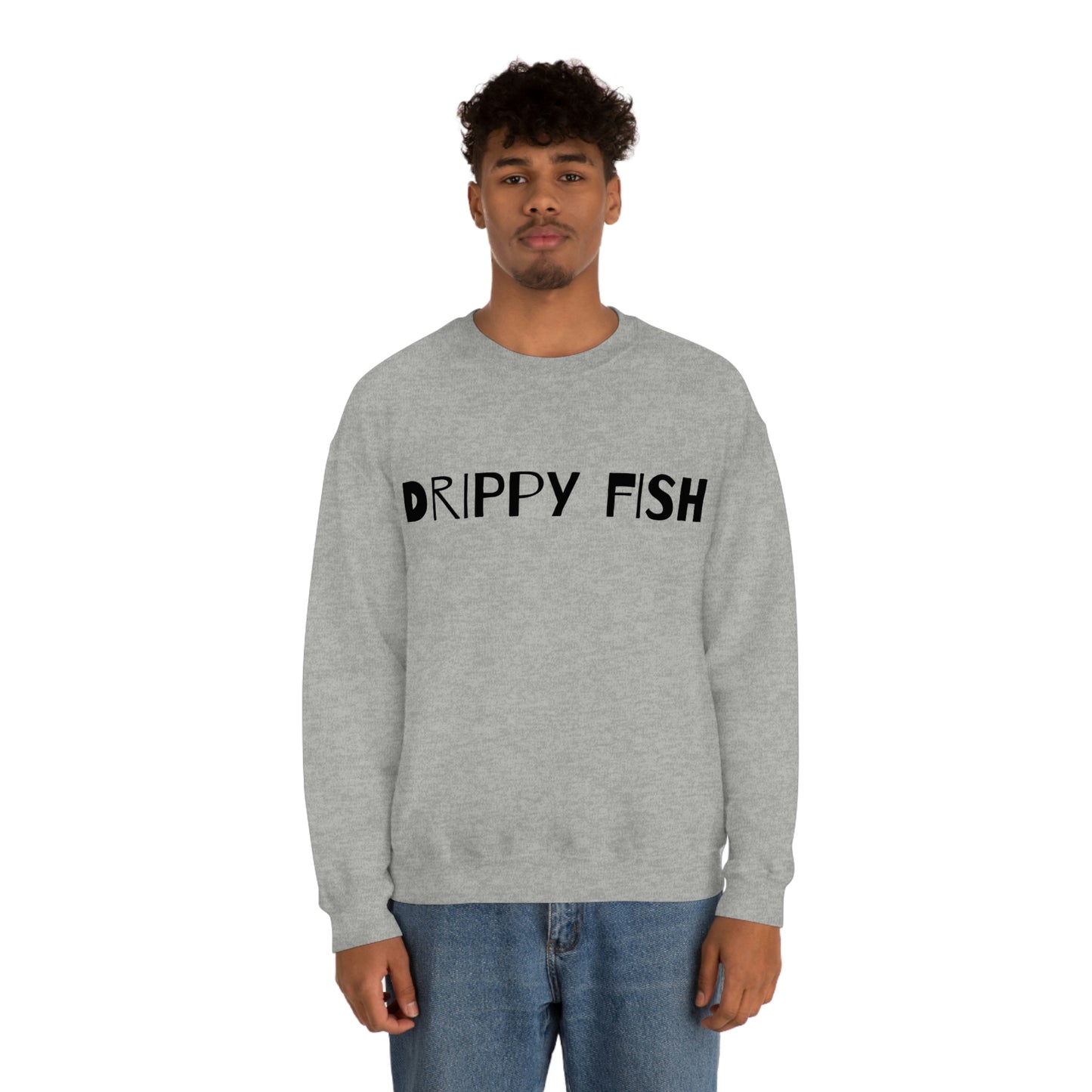 Drippy Fish™(blk lbl) Crewneck Sweatshirt