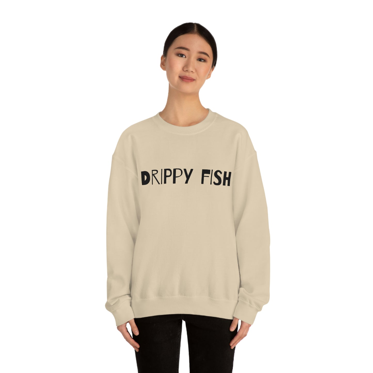 Drippy Fish™(blk lbl) Crewneck Sweatshirt