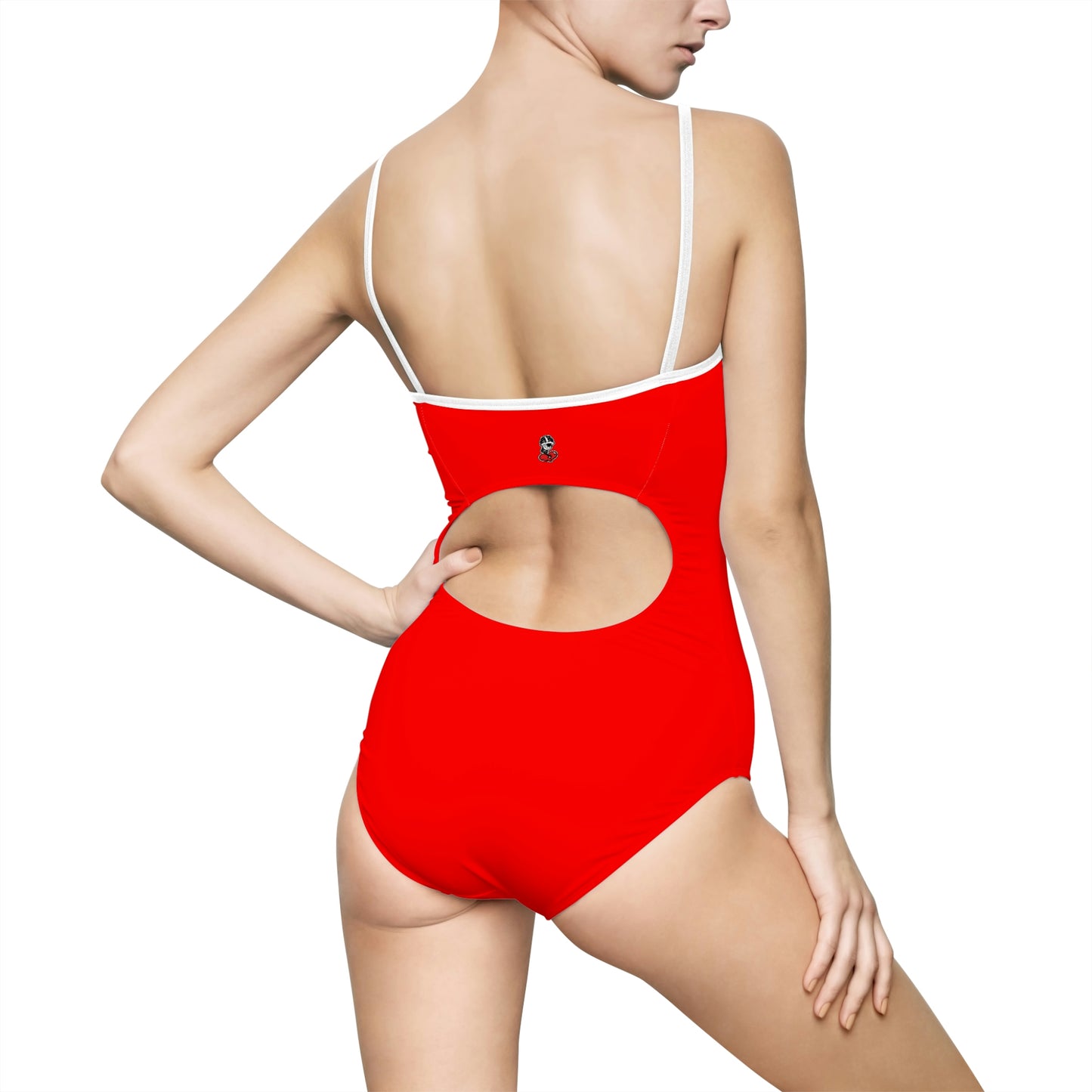 “Drippy Red” Women's One-piece Swimsuit