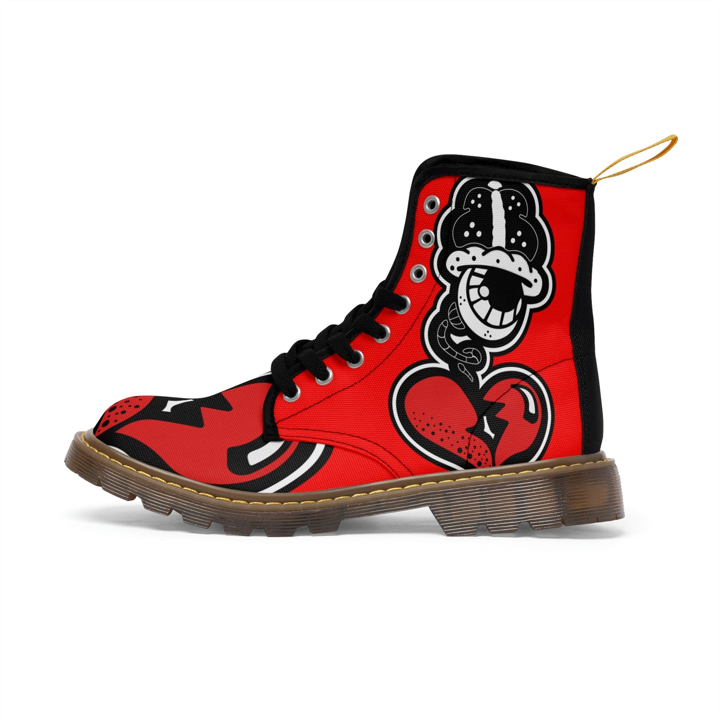 "Drippy Red" Women's Martin Boots