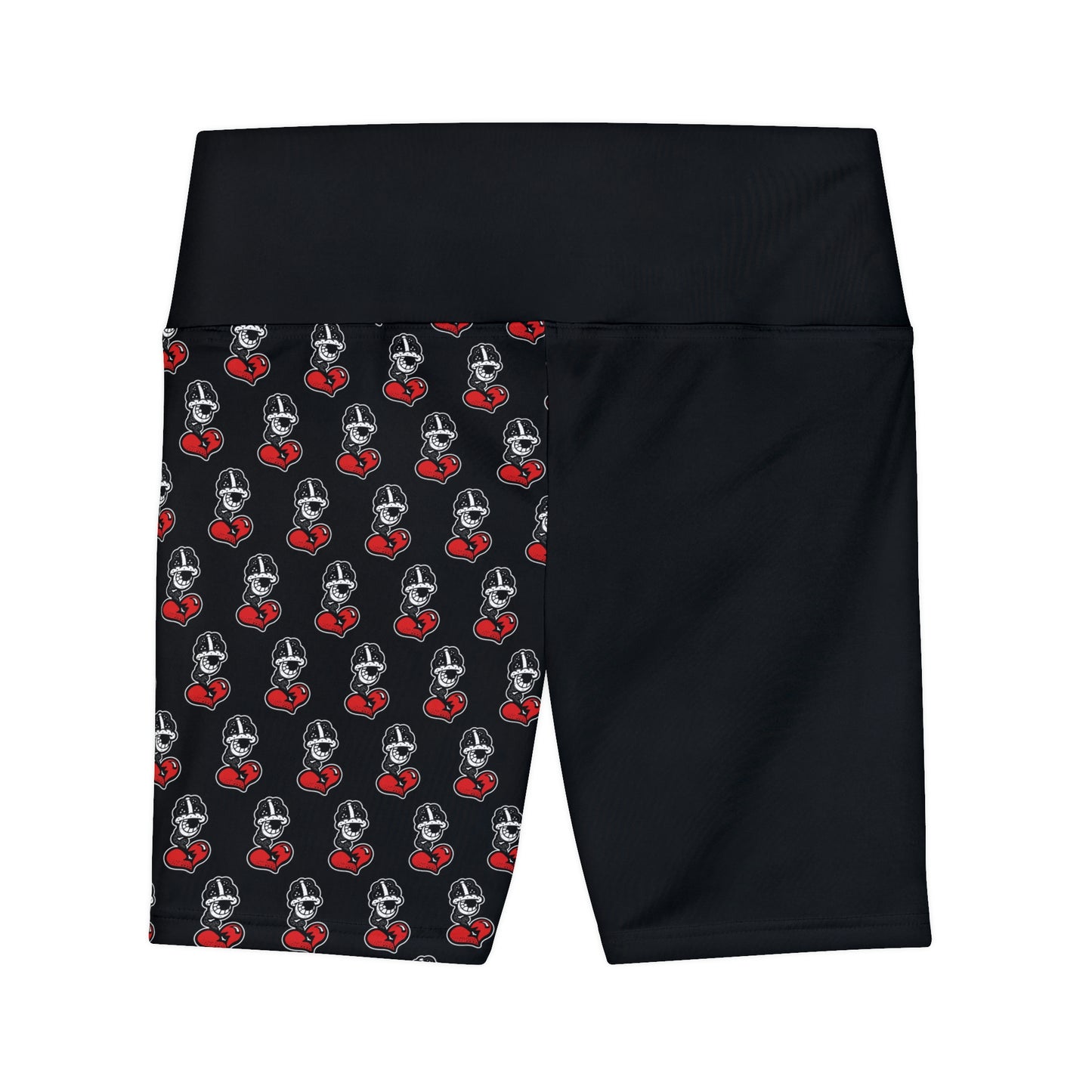 Black Women's Workout Shorts (AOP)