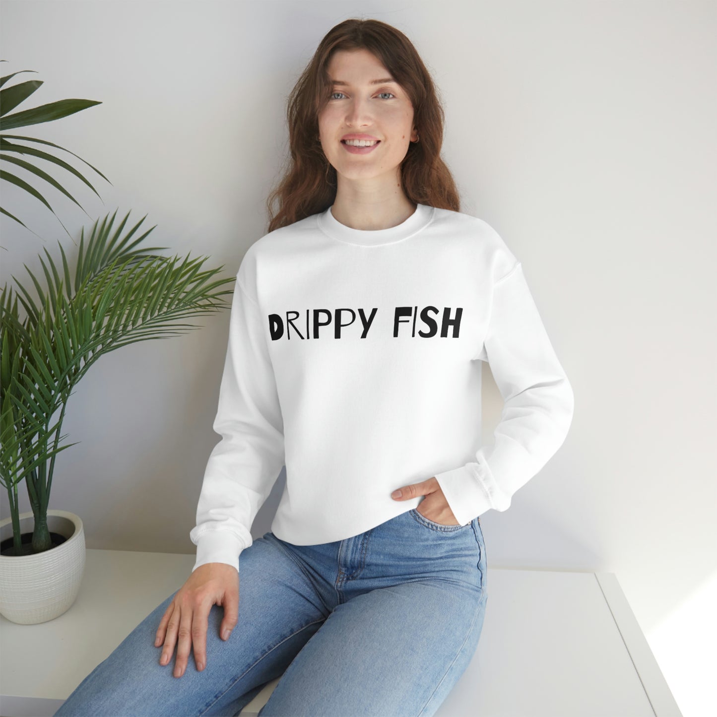 Drippy Fish™(blk lbl) Crewneck Sweatshirt