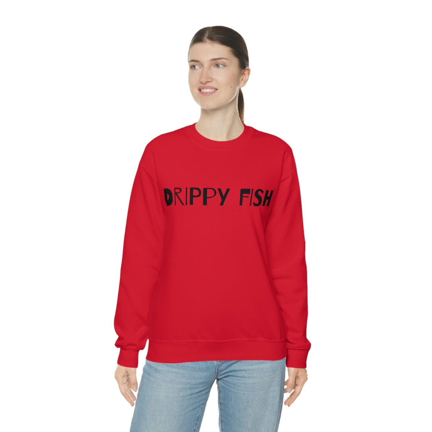 Drippy Fish™(blk lbl) Crewneck Sweatshirt