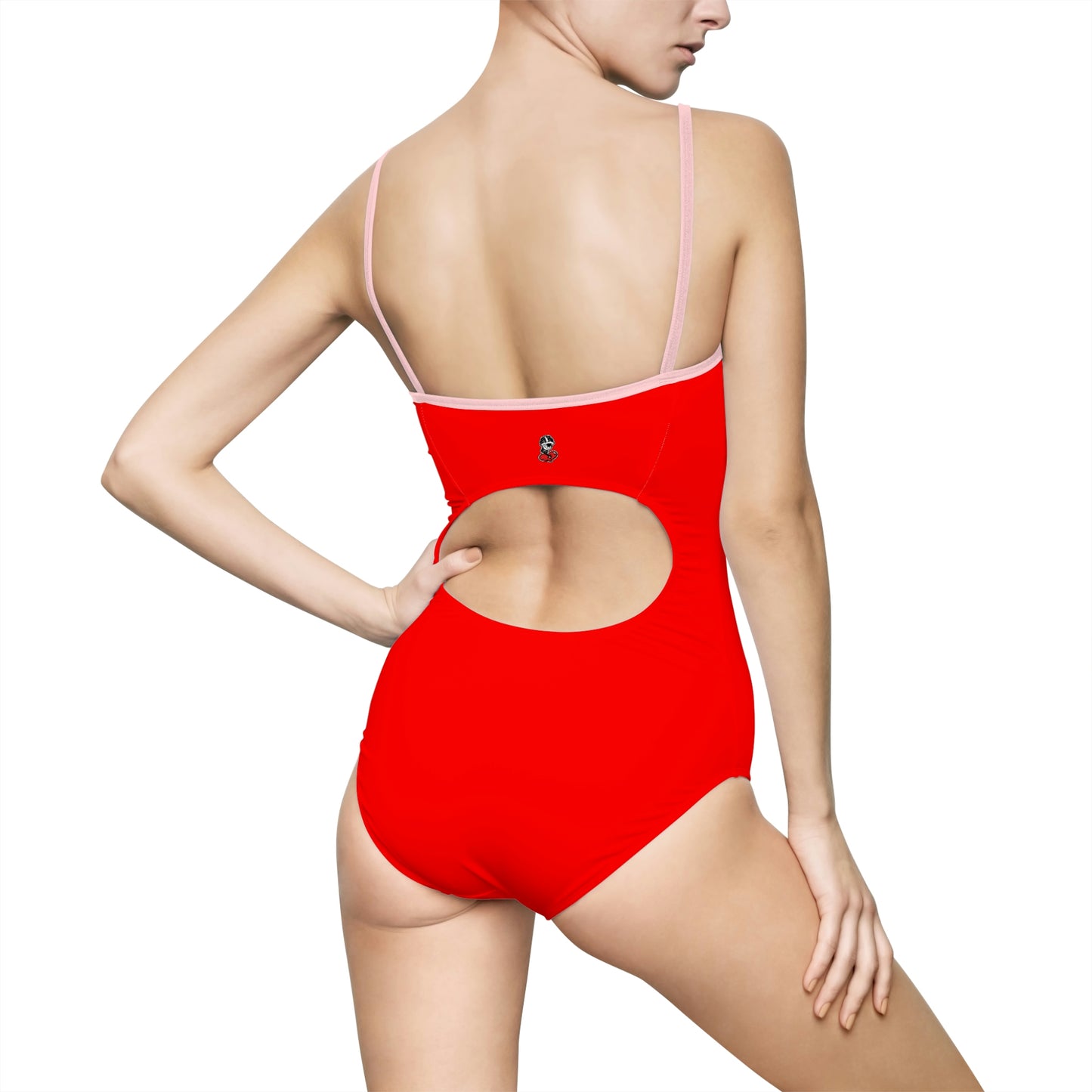 “Drippy Red” Women's One-piece Swimsuit