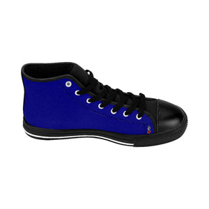“Deep Blue C's" Men’s High-top Sneakers
