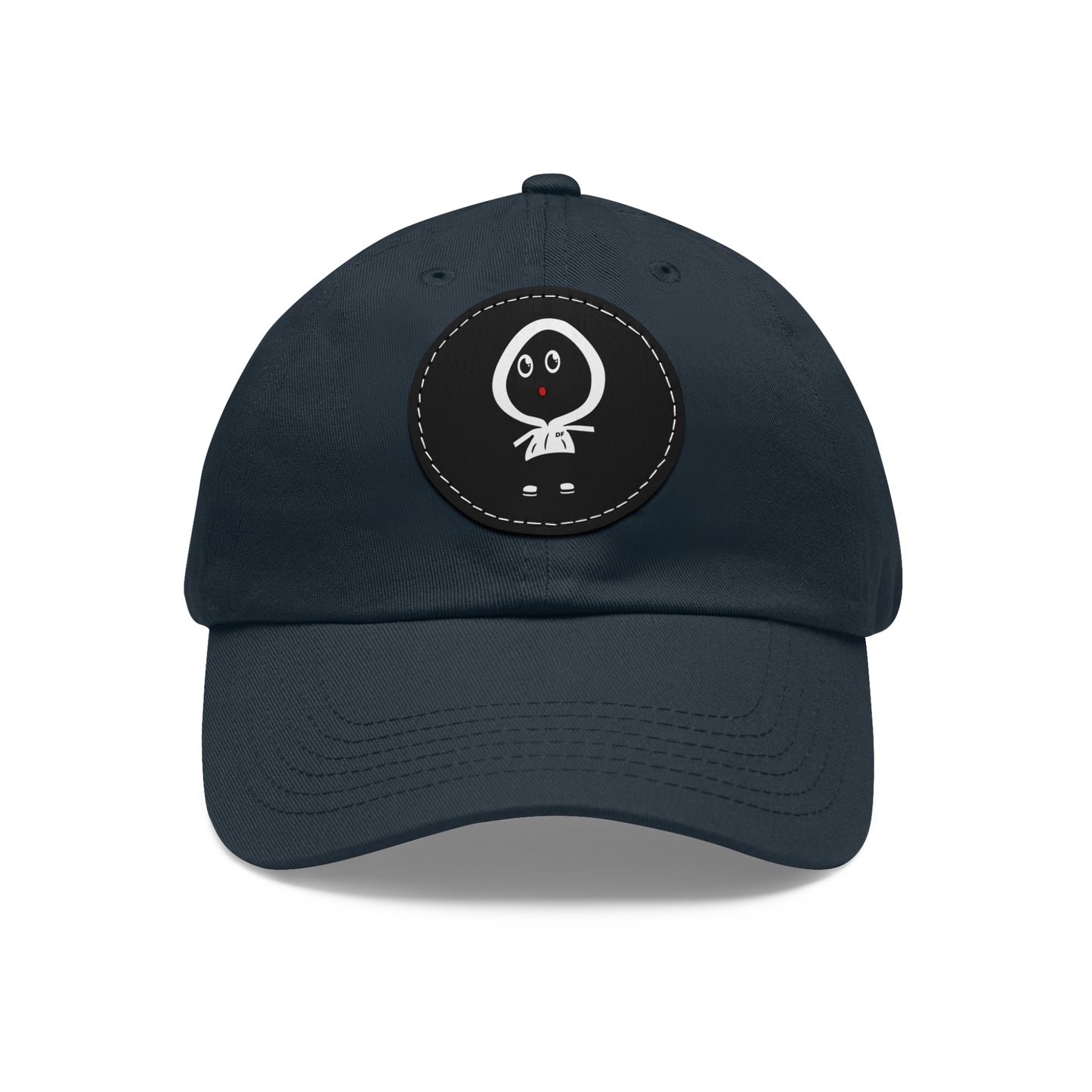 OG Dope Fiction Dad Hat with Leather Patch (Round)