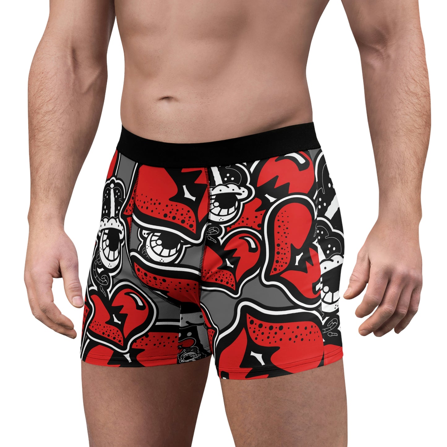 "Too Much Sauce” Grey Men's Boxer Briefs