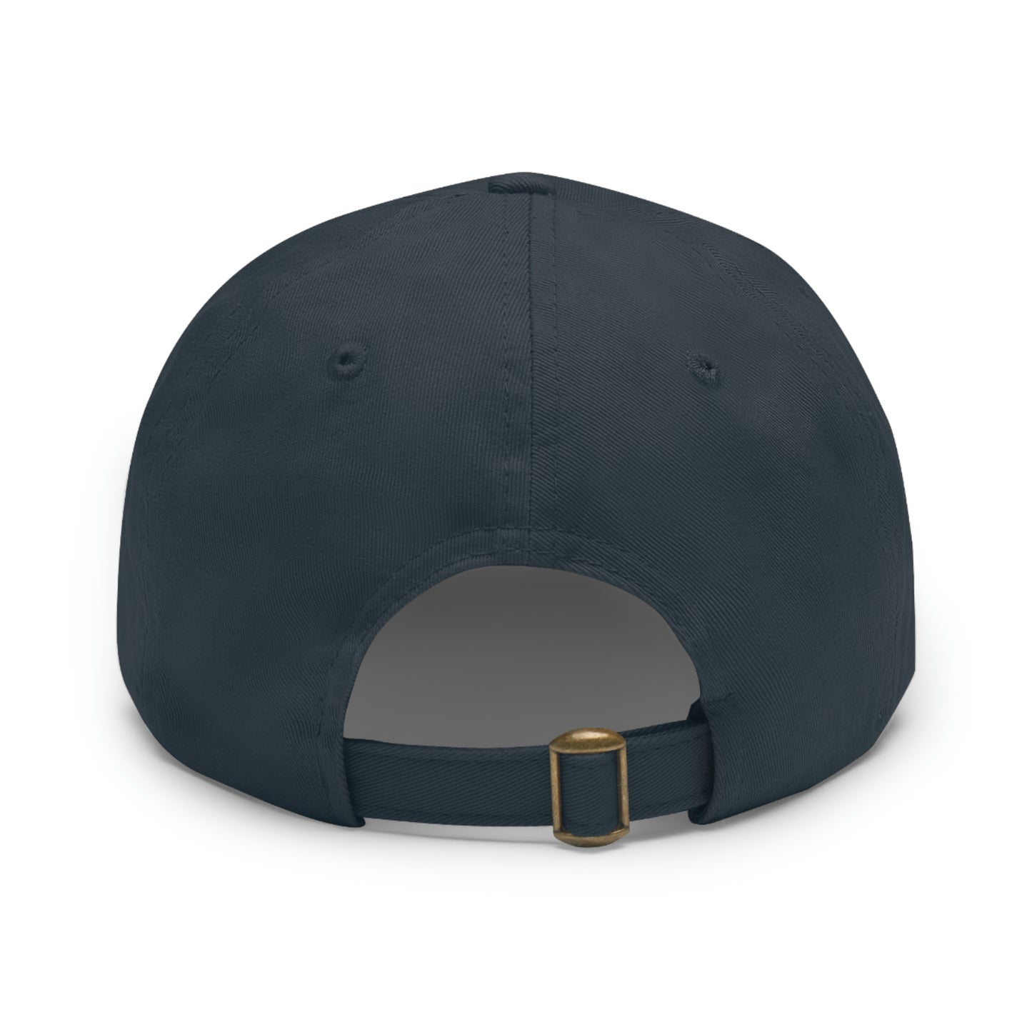 OG Dad Hat with Leather Patch (Round)